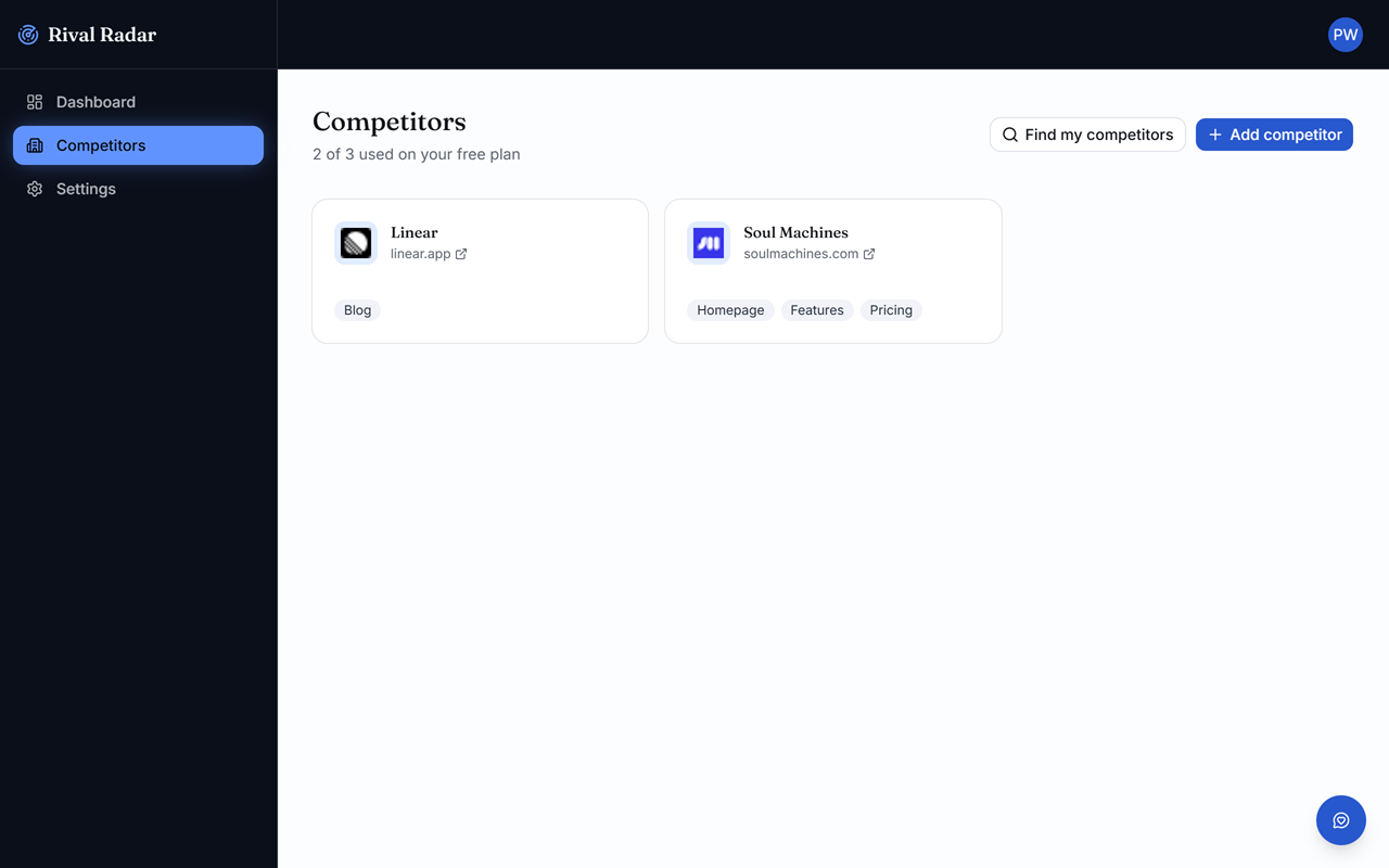Rival Radar screenshot 3