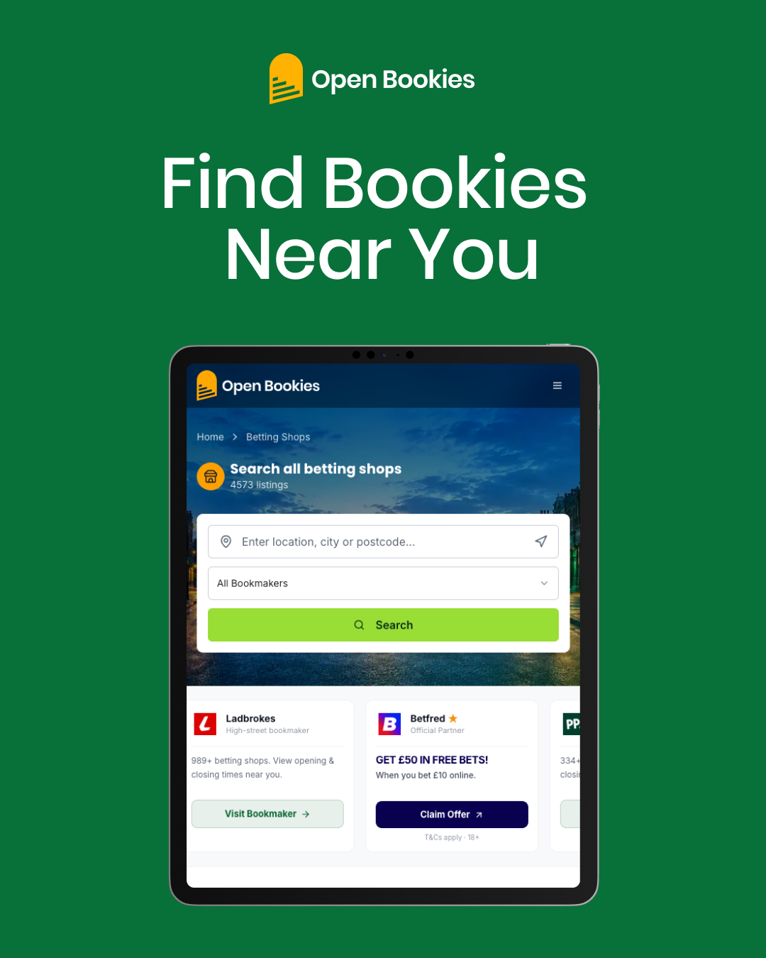Open Bookies screenshot 2