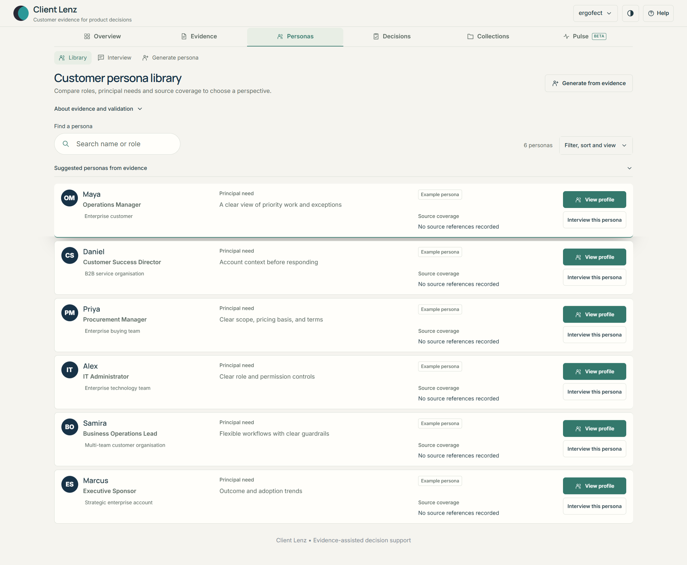 Client Lenz screenshot 3