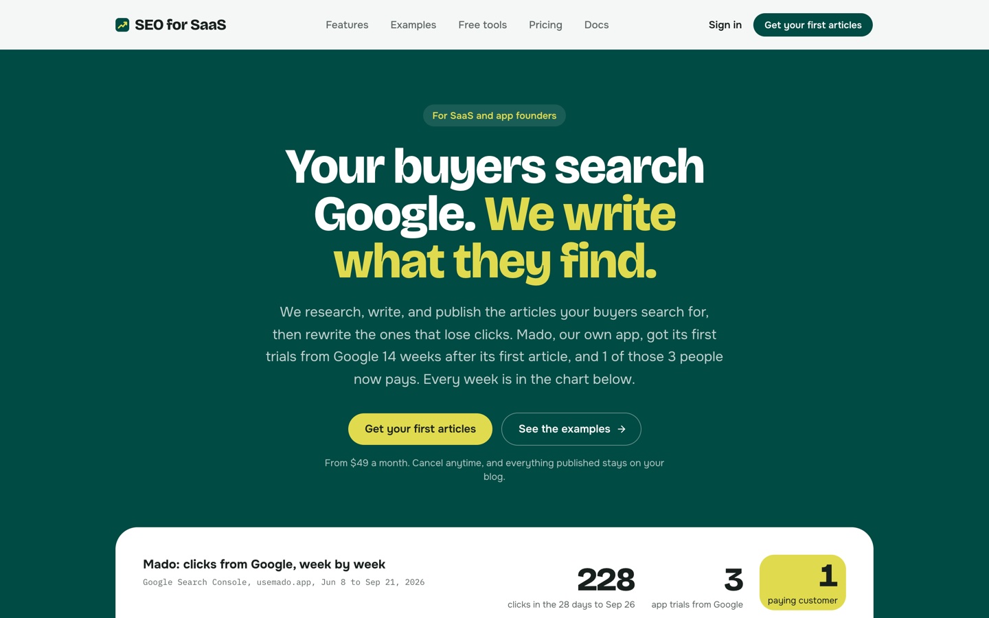 SEO for SaaS screenshot 1