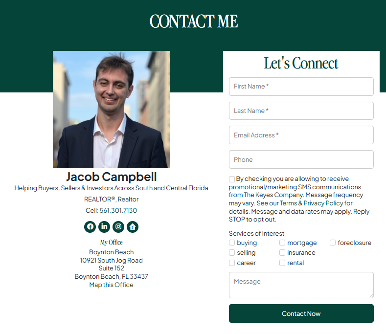 Jacob Campbell - Real Estate Agent screenshot 2
