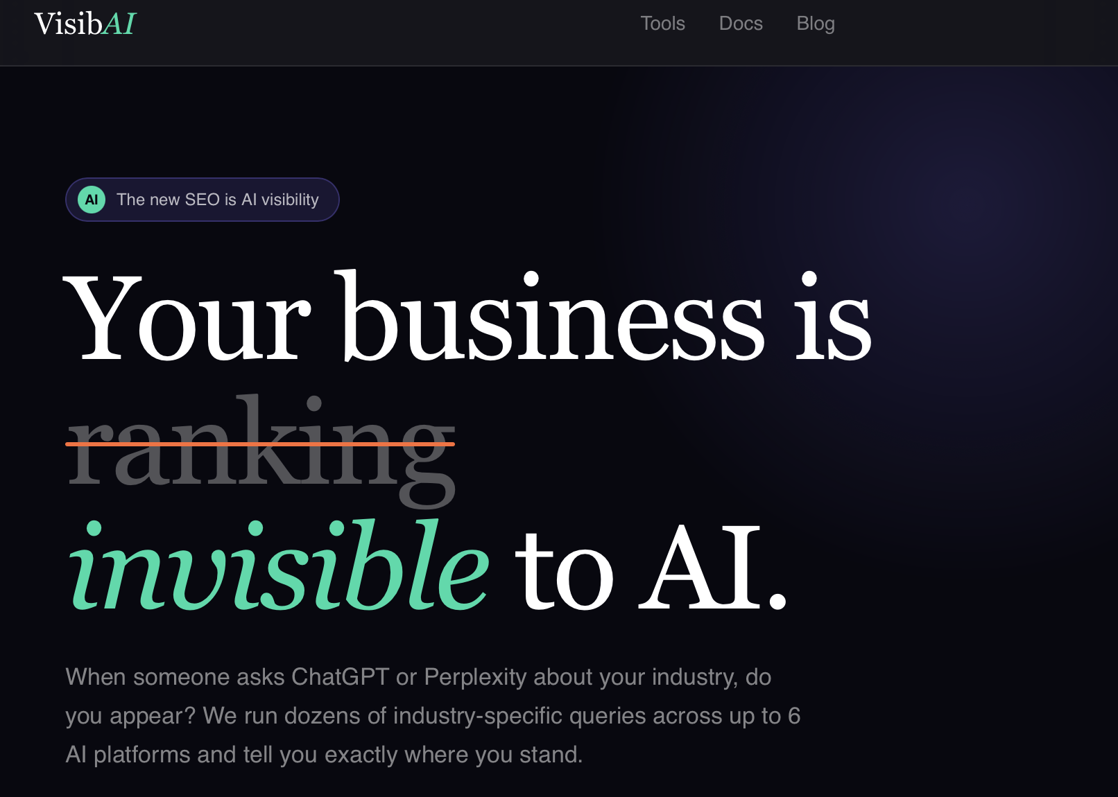 VisibAI screenshot 1