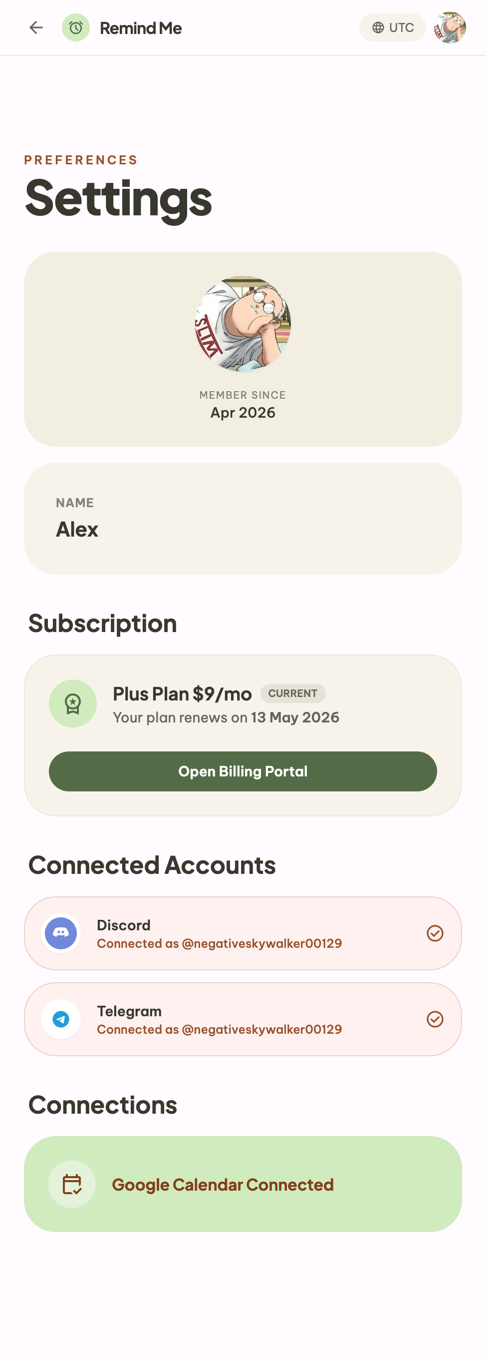 Remind Me screenshot 1