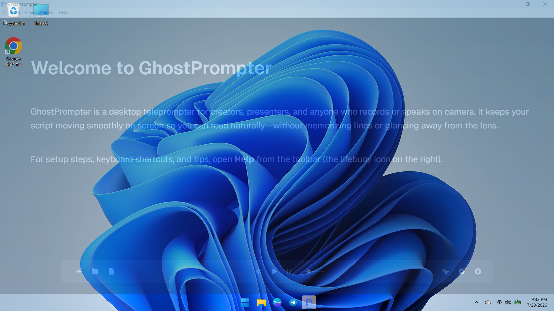 GhostPrompter screenshot 2