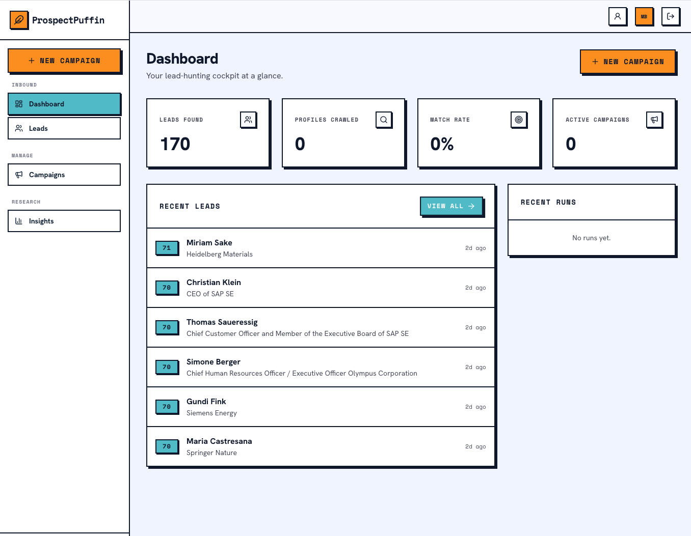 ProspectPuffin screenshot 2