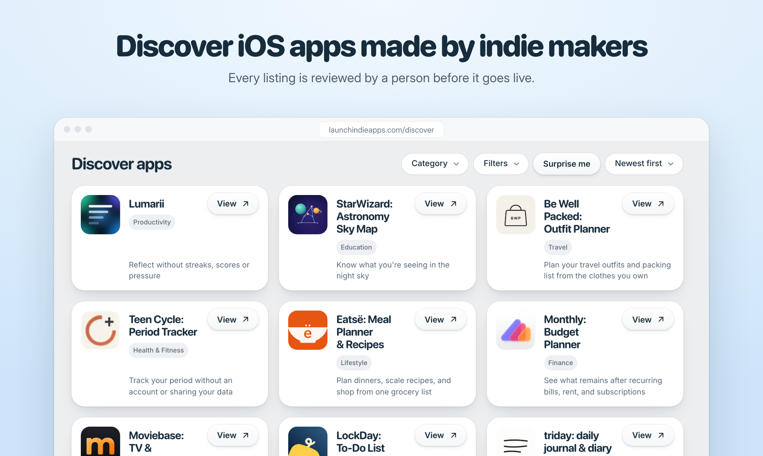 Launch Indie Apps screenshot 3