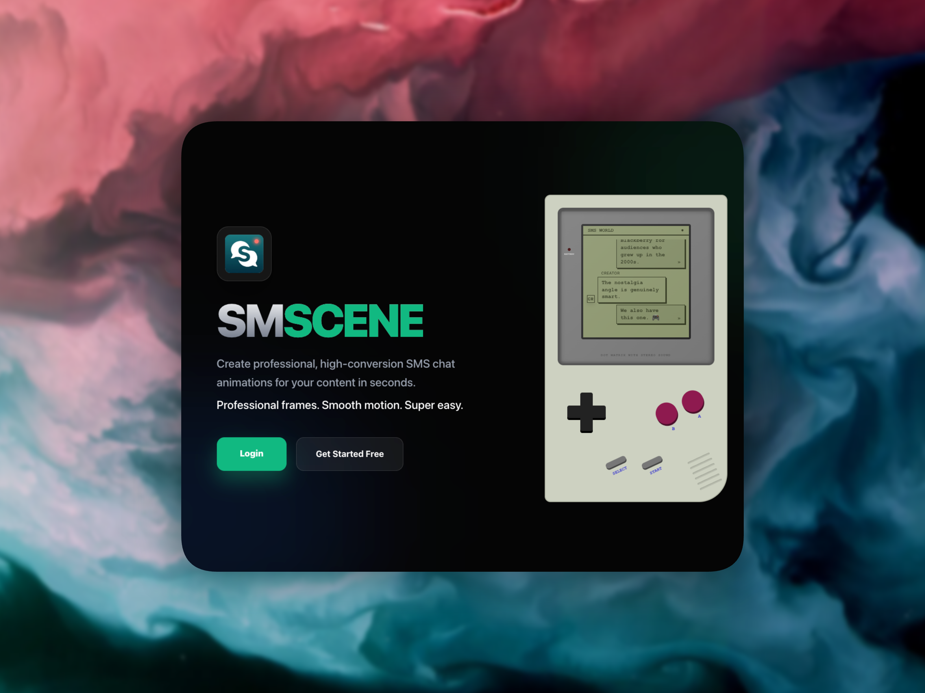 Smscene screenshot 2