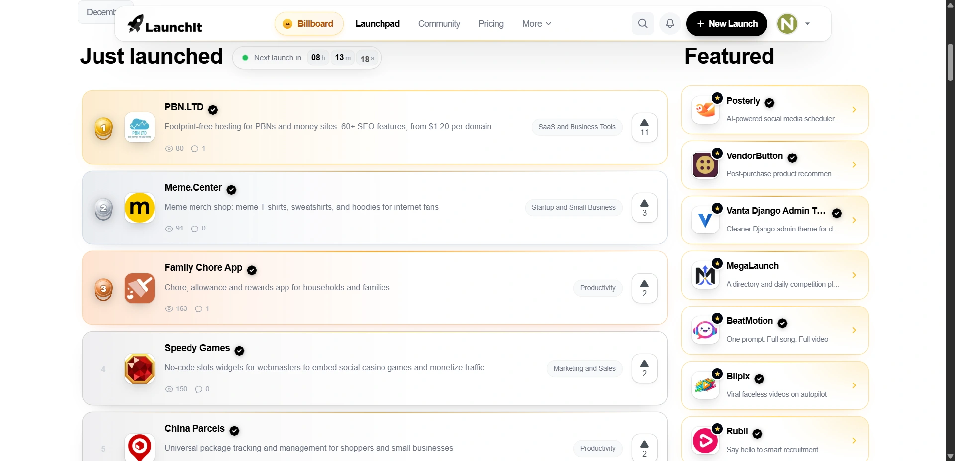 launchpad of launchit fast